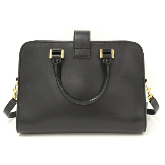 Saint Laurent Black 2way Handbag Cabas Leather Baby - Picture 1 of 10